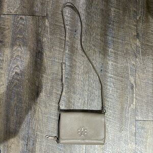 Tory Burch Gray Crossbody Purse